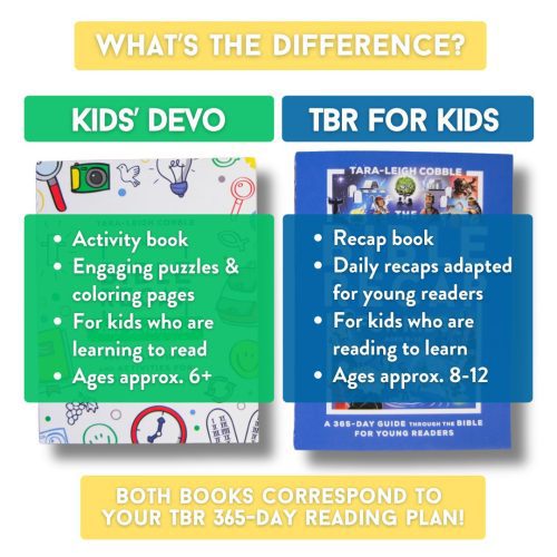 TBR for Kids vs Kids Devo